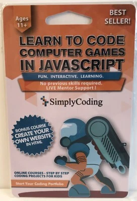 Simply Coding For Kids Computer Games In Javascript Design Software | Ages 11+ - Image 1 of 2