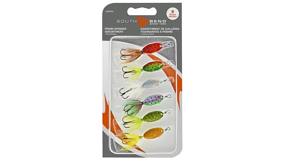 South Bend Prism Spinner Kit Paquete de 6, SBTRPF6 ~Envío Gratis~ Foto 1 de 1