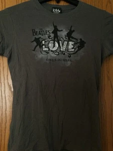The Beatles - “Love” - Cirque Du Soleil - Gray/Ladies/M/Faux Diamonds - Picture 1 of 3