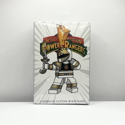 LEGO LifeBrick Mighty Morphin Power Rangers White Ranger Minifigure NEW SEALED - Image 1 of 4