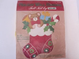 Feiertag Strumpf Filz Wandbehang Kit-NOS-von Titan-versiegelt-15" x 17" - Bild 1 von 1
