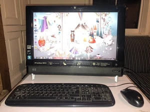HP TouchSmart 300 All in One PC AMD X3 2.2GHz Webcam DVD 4GB RAM 500GB HDD WIN 7 - Picture 1 of 22