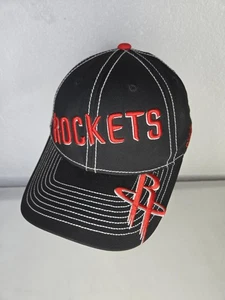 Houston Rockets Mütze Kappe Druckknopflasche schwarz rot NBA Basketball Herren Einheitsgröße Adidas - Bild 1 von 7