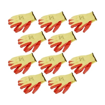 Gants de travail enduits de caoutchouc latex 9" Builders Protective... - Photo 1/3