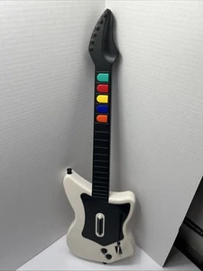 Red Octane PS2 Wireless Guitar White Guitar Hero Playstation 2 No Dongle - Picture 1 of 5