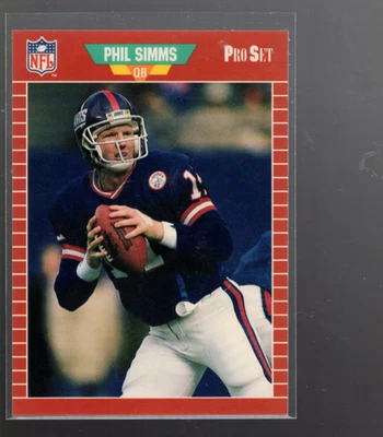 B4670- 1988 Pro Set Test #7 Phil Simms - NM-MT - Image 1 of 2