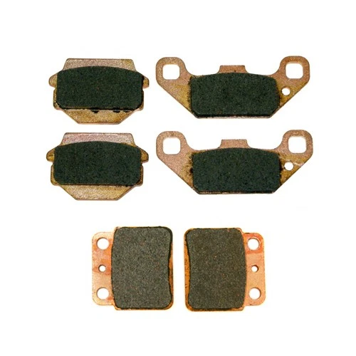 Pastillas de freno semimetálicas delanteras y traseras para Suzuki Quadracer 500 LT500R 1987-1990 Foto 1 de 1
