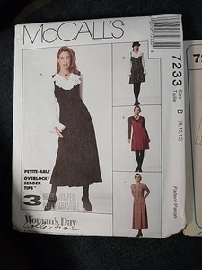 McCalls sewing pattern Gypsy BOHO Blouse & Prairie Princess Seam Jumper 8 10 12 - Picture 1 of 5