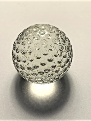 Pisapapeles/decoración de bolas de golf de cristal de vidrio en perfecto estado redondo de 2" Foto 1 de 3
