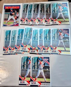 2020 USA Stars & Stripes Pete Crow-Armstrong Lot (17) - 15 Foil, 2 Paper - Picture 1 of 1
