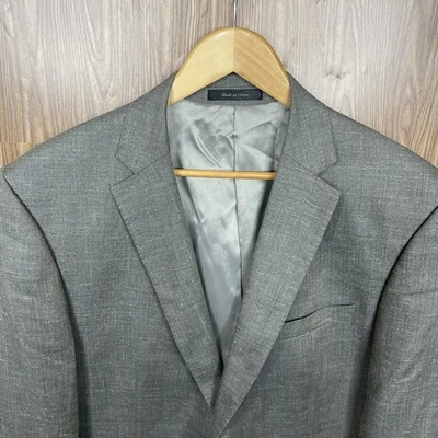 Abrigo deportivo Calvin Klein para hombre 46L marrón lana espiga poliéster doble ventilación Foto 1 de 4