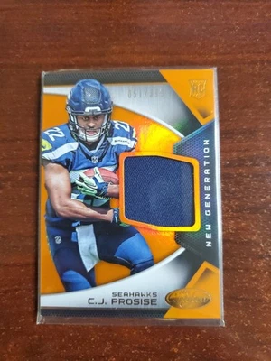 K278,378 - 2016 Certified New Generation Jerseys Orange #18 C.J. Prosise #/399 - Image 1 of 2