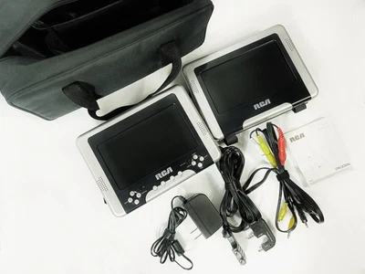 RCA DRC6930N 6 «экран портативный DVD-плеер 2 экрана шнуры чехол подголовник крепления - Изображение 1 из 4