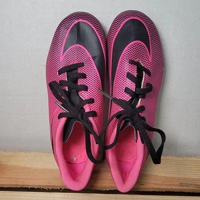 Nike Girls Bravata Youth Pink Soccer Cleats - Size 2.5Y - Image 1 of 4