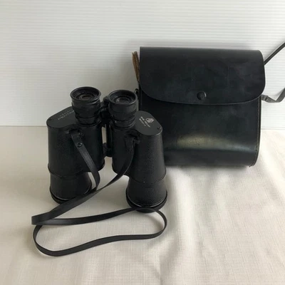 Pentax Asahi 12x50 Binoculars Field 5.5 degrees Japan with case - Image 1 of 4