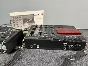 !!! FOSTEX X 15 MULTITRACK TAPE RECORDER 4-SPUR LEGENDE original Manual !!! - Bild 1 von 10