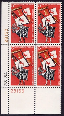Scott #1271 Florida Plate Block of 4 Stamps - MNH - Image 1 of 2