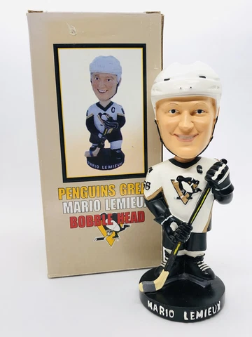 Pittsburgh Penguins Great Mario Lemieux Bobble Head #66 SUPER MARIO SGA ORIG BOX Cover