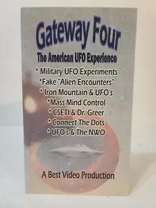 "GATEWAY FOUR - THE AMERICAN UFO EXPERIENCE"(VHS 2003)Best Video Production HTF - Picture 1 of 9