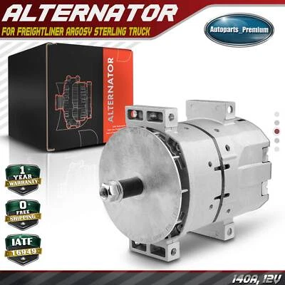 New Alternator for Freightliner Argosy Sterling Truck A9500 Coronado 140A 12V - Image 1 of 4