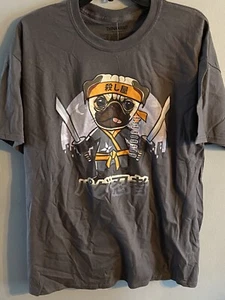 Ninja Pug T Shirt (GameStop Exclusive ThinkGeek ) XL- New With Tags - Picture 1 of 5