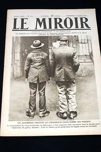 GUERRE 14-18-WW1-LE MIROIR N°112 PRISONNIERS - Foto 1 di 1