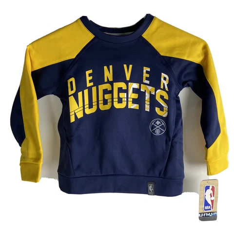 Denver Nuggets Boys Back Court Crew Sweatshirt Kids Size Small 4 Cover
