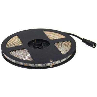 Striscia led 2835 strip 5 metri bobina 600 led luce calda 3000k waterproof ip55 - Immagine 1 di 2