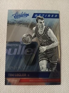 2015-16 Tim Legler Panini Absolute Retired NBA Card #156 Bullets /999 - Bild 1 von 2