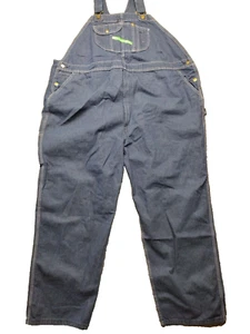 NWT Vintage Key Imperial Work Farm Trucker Hipster Bib Overalls Mens 52 x 30 - Picture 1 of 16