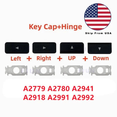 Arrow Keycap and Hinges for MacBook Pro/Air A2779 A2780 A2941 A2918 A2991 A2992 - Image 1 of 4