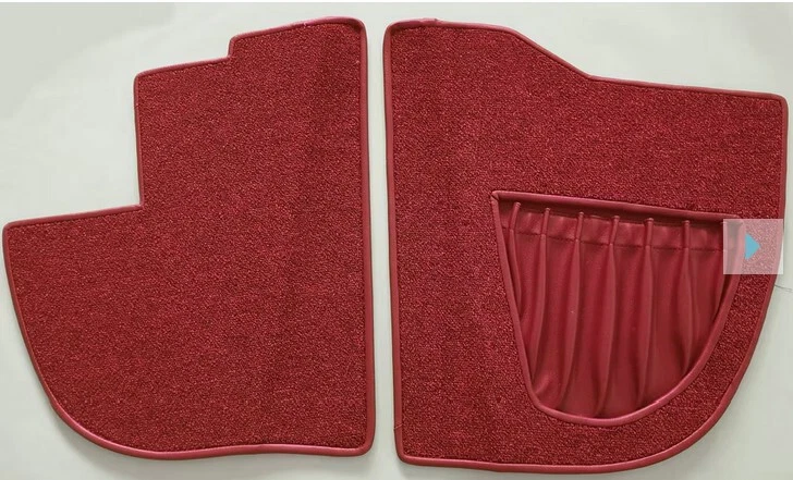 Juego de alfombras de pilar rojo oscuro para BMW 501 V8/502 Barockengel 1952-1964 Foto 1 de 1