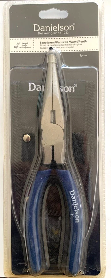 Danielson 8 Inch Long Nose Pliers with Nylon Sheath - Image 1 of 1