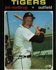 1971 Topps Jim Northrup #265b Detroit Tigers  8543