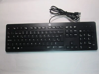 Teclado español HP USB Slim KB 803181-071 803823-071 - Imagen 1 de 4