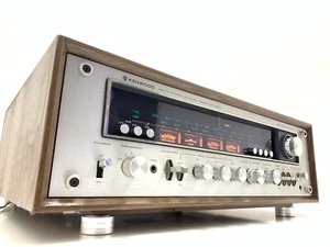 KENWOOD KR-9600 FM Stereo Receiver 2 X 160 Watts RMS Vintage 1976 WORK Good Look - Imagen 1 de 20