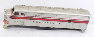 VTG / HO / UNBRANDED / DIESEL LOCOMOTIVE #135 / BURLINGTON / SHELL / PARTS - Picture 1 of 5