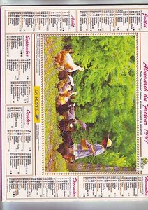 almanach - calendrier année 1997  - Picture 1 of 2