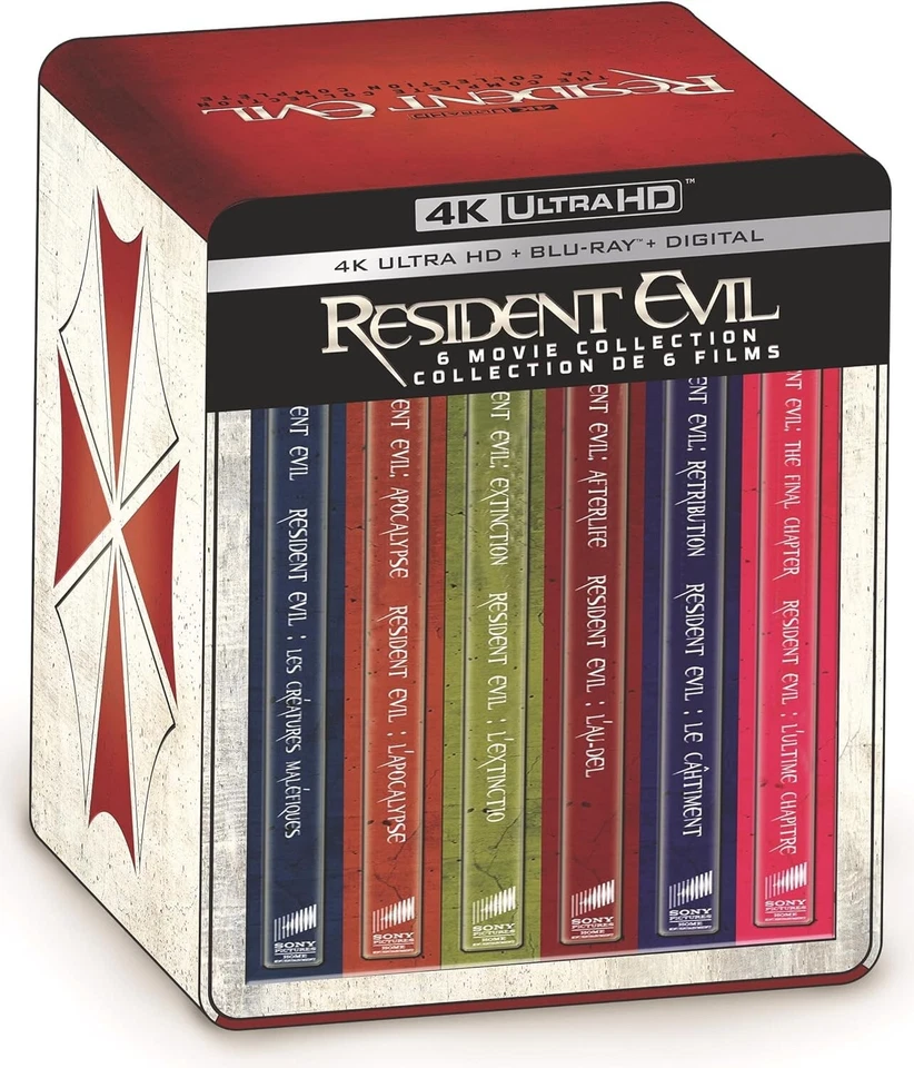 Resident Evil Ultra HD Collection (12 Discs) - 4K UHD Limited Steelbook Blu-ray - Image 1 of 3