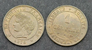 1 Ceres Bronze Coin Of 1 Cent From 1878 A ( 013 ) - Picture 1 of 1