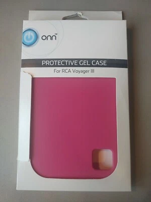 ONN PROTECTIVE GEL CASE FOR RCA VOYAGER 3-PINK - Image 1 of 4