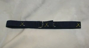 Boys Ralph Lauren Navy Blue Embroidered Golf Clubs Belt 34" 10/12/14 - Picture 1 of 3