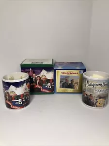LOT OF 2 Walgreens Commemorative Mugs For 2000th And 4000th Store Opening w/ COA - Picture 1 of 7