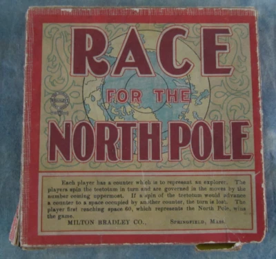Vintage 1907 Milton Bradley Race to the North Pole Game - Image 1 of 4