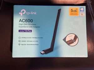 Adaptateur réseau sans fil WiFi double bande USB TP-LINK AC600 PC Archer T2U Plus - Photo 1/2