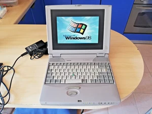 Notebook Vintage Toshiba Satellite Pro 470CDT Intel Pentium 200 MMX Retrogames - Photo 1/24