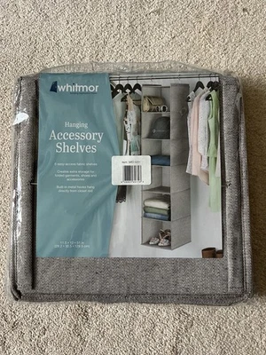 WHITMOR - Estantes Accesorios Colgantes - 6 Estantes de Tela - NUEVO Foto 1 de 4