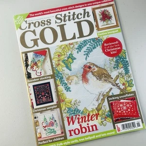 Cross Stitch Gold Magazine Pattern Charts Issue 46 Reindeer Stocking Santa 2015 - Bild 1 von 12