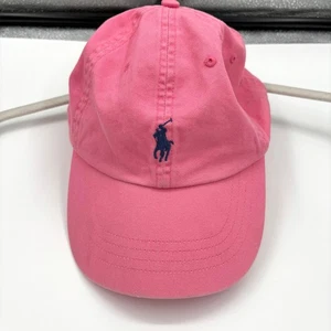 Polo Ralph Lauren Gorra de Baile Sombrero Rosa Pony Logo Algodón Talla Única Preppy Retro - Imagen 1 de 8