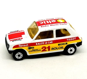 Matchbox International 21 Renault 5TL en blanco, tampo "Roloil", ¡como nuevo! - Imagen 1 de 3